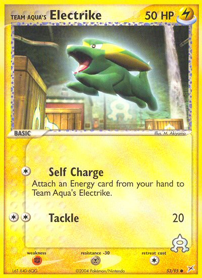 Team Aqua's Electrike (53/95) [EX: Team Magma vs Team Aqua] | Black Swamp Games