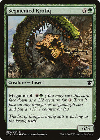 Segmented Krotiq [Dragons of Tarkir] | Black Swamp Games