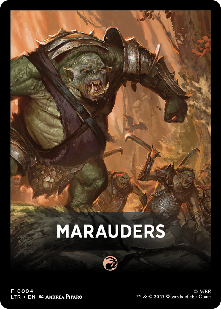 Marauders Theme Card [The Lord of the Rings: Tales of Middle-Earth Tokens] | Black Swamp Games