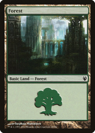 Forest (87) [Duel Decks: Izzet vs. Golgari] | Black Swamp Games