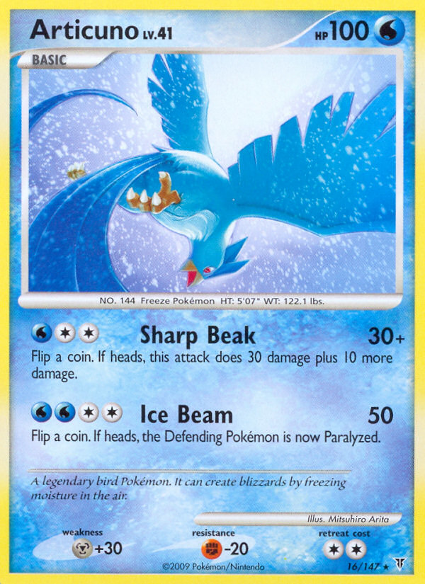 Articuno (16/147) [Platinum: Supreme Victors] | Black Swamp Games