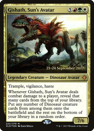 Gishath, Sun's Avatar [Ixalan Promos] | Black Swamp Games