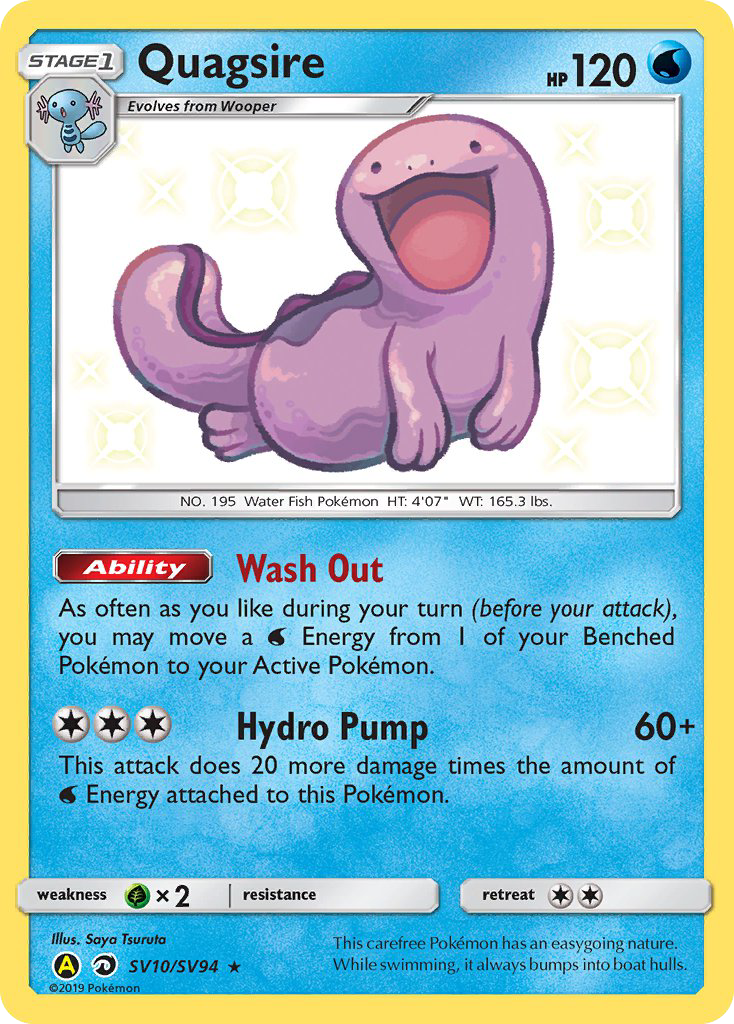 Quagsire (SV10/SV94) [Sun & Moon: Hidden Fates - Shiny Vault] | Black Swamp Games