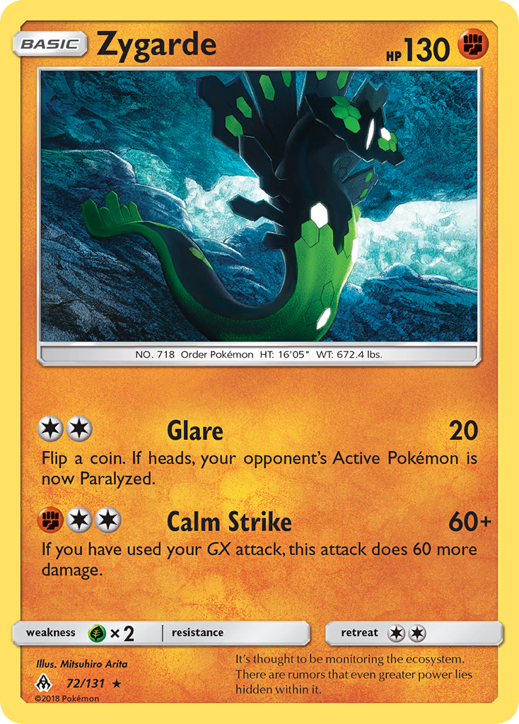 Zygarde (72/131) [Sun & Moon: Forbidden Light] | Black Swamp Games