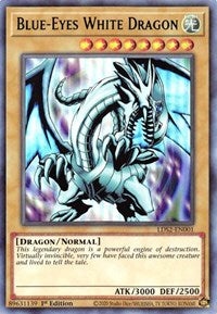 Blue-Eyes White Dragon (Green) [LDS2-EN001] Ultra Rare | Black Swamp Games