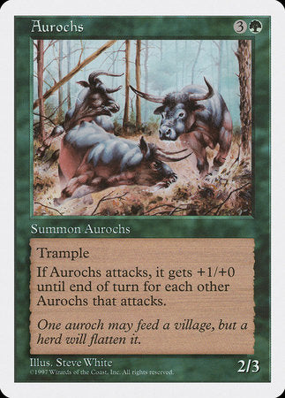 Aurochs [Fifth Edition] | Black Swamp Games