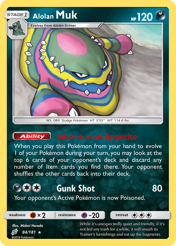 Alolan Muk (84/181) [Sun & Moon: Team Up] | Black Swamp Games