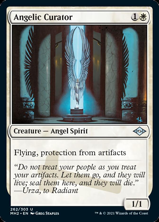Angelic Curator (Foil Etched) [Modern Horizons 2] | Black Swamp Games
