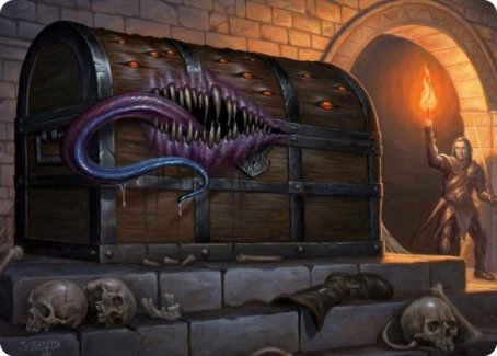 Mimic Art Card [Dungeons & Dragons: Adventures in the Forgotten Realms Art Series] | Black Swamp Games