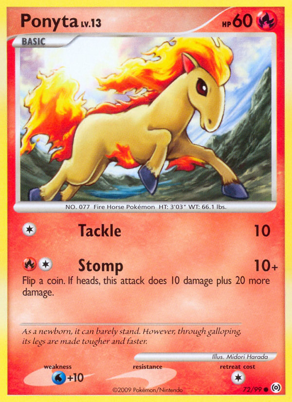 Ponyta (72/99) [Platinum: Arceus] | Black Swamp Games