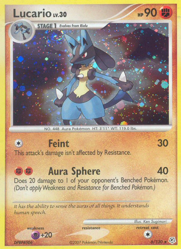Lucario (6/130) [Diamond & Pearl: Base Set] | Black Swamp Games