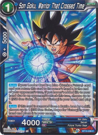 Son Goku, Warrior That Crossed Time [BT10-038] | Black Swamp Games