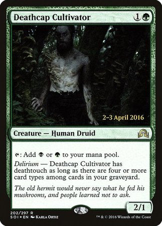 Deathcap Cultivator [Shadows over Innistrad Promos] | Black Swamp Games