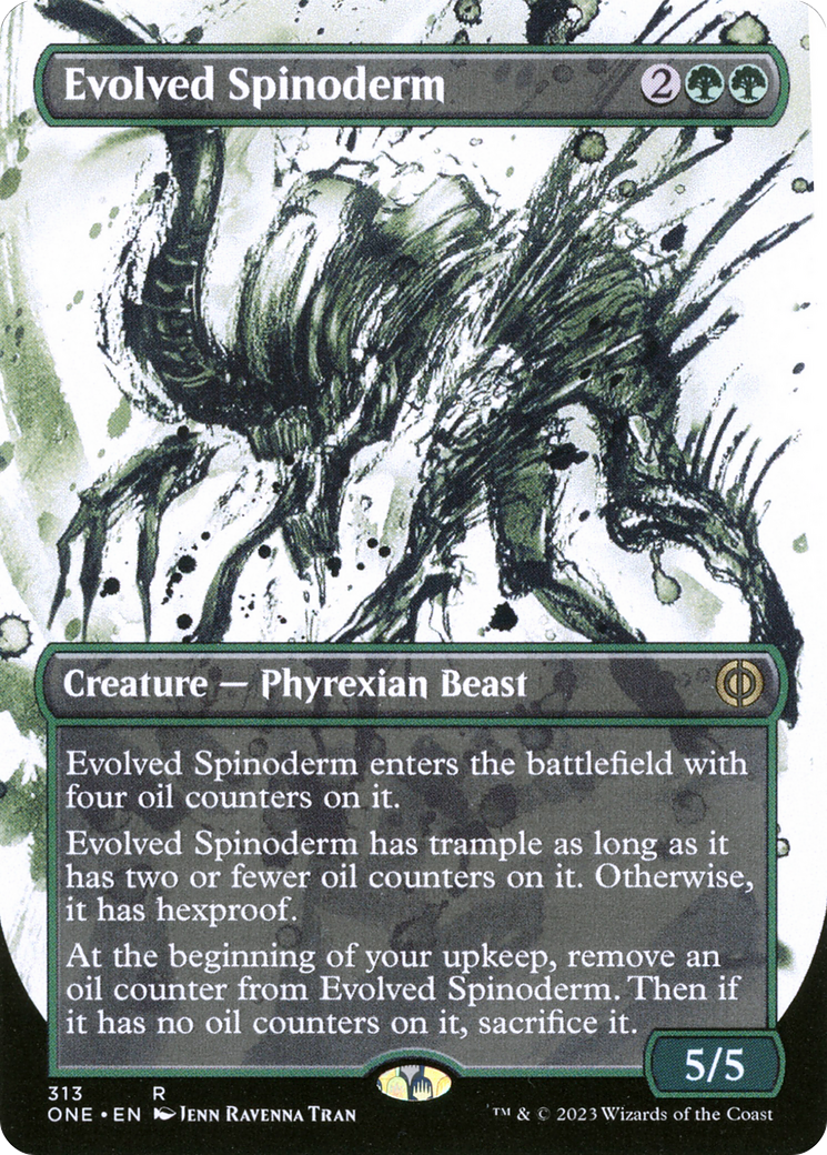 Evolved Spinoderm (Borderless Ichor) [Phyrexia: All Will Be One] | Black Swamp Games