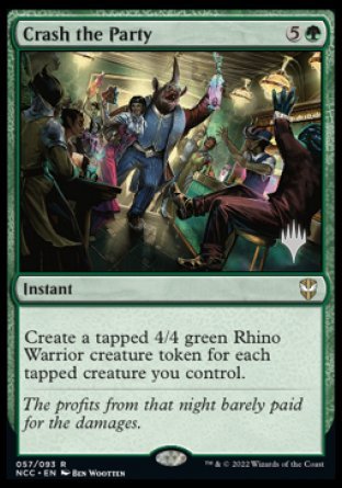 Crash the Party (Promo Pack) [Streets of New Capenna Commander Promos] | Black Swamp Games