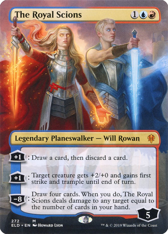 The Royal Scions (Borderless) [Throne of Eldraine] | Black Swamp Games