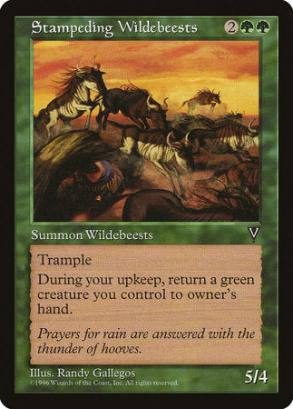 Stampeding Wildebeests [Visions] | Black Swamp Games