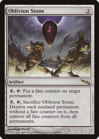 Oblivion Stone [Mirrodin] | Black Swamp Games