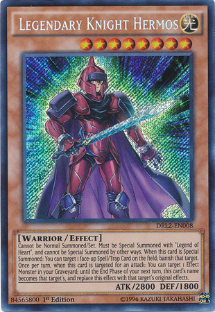 Legendary Knight Hermos [DRL2-EN008] Secret Rare | Black Swamp Games