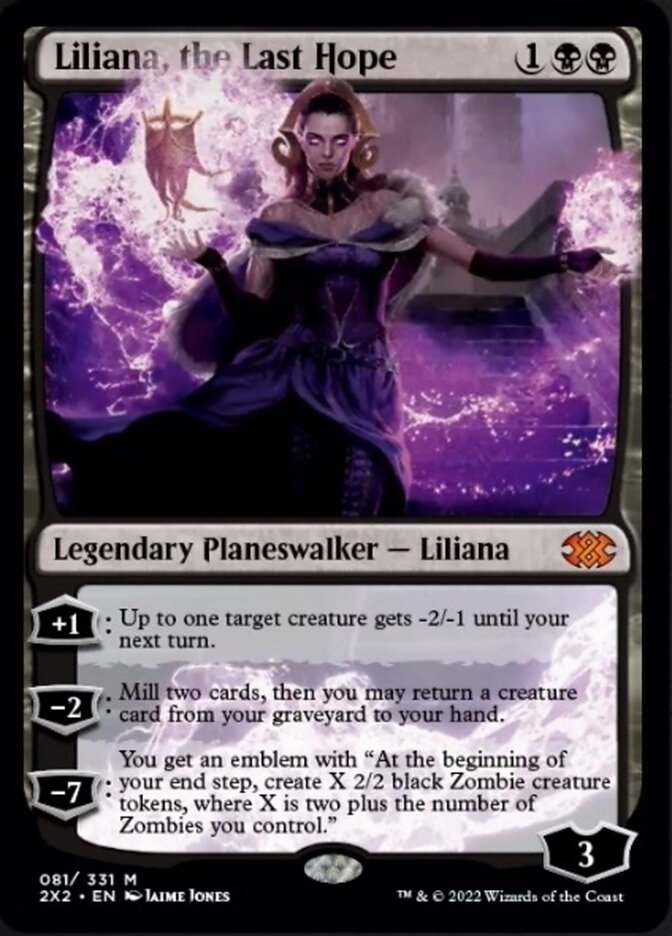 Liliana, the Last Hope [Double Masters 2022] | Black Swamp Games