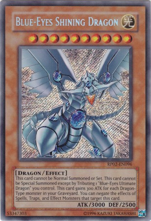 Blue-Eyes Shining Dragon [RP02-EN096] Secret Rare | Black Swamp Games