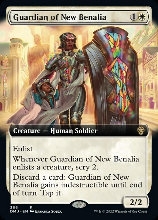 Guardian of New Benalia (Extended Art) [Dominaria United] | Black Swamp Games