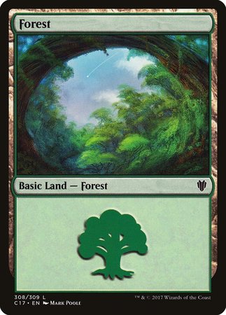 Forest (308) [Commander 2017] | Black Swamp Games