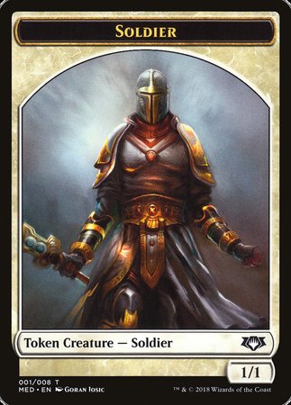 Soldier Token [Mythic Edition Tokens] | Black Swamp Games