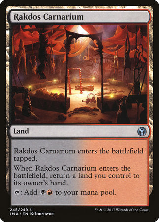 Rakdos Carnarium [Iconic Masters] | Black Swamp Games