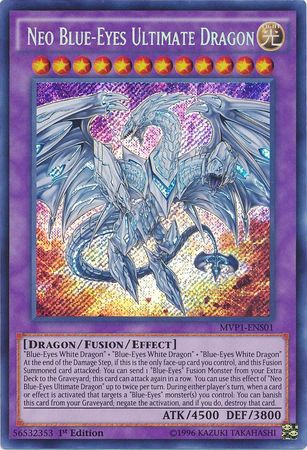 Neo Blue-Eyes Ultimate Dragon [MVP1-ENS01] Secret Rare | Black Swamp Games