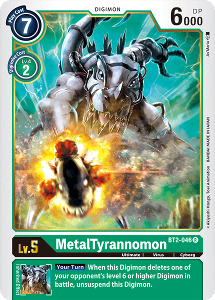 MetalTyrannomon [BT2-046] [Release Special Booster Ver.1.0] | Black Swamp Games