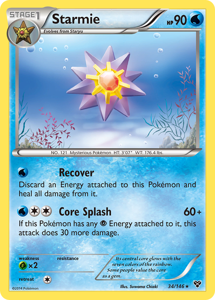 Starmie (34/146) [XY: Base Set] | Black Swamp Games