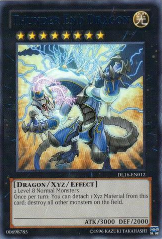 Thunder End Dragon (Blue) [DL16-EN012] Rare | Black Swamp Games