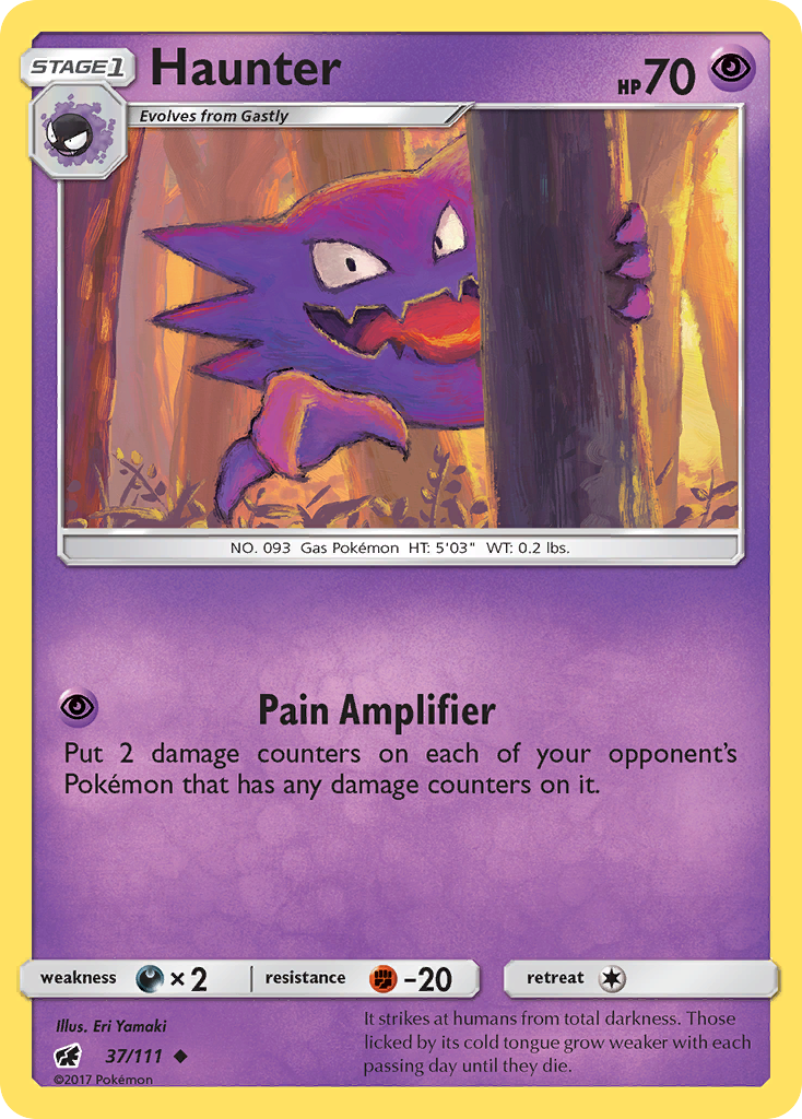 Haunter (37/111) [Sun & Moon: Crimson Invasion] | Black Swamp Games