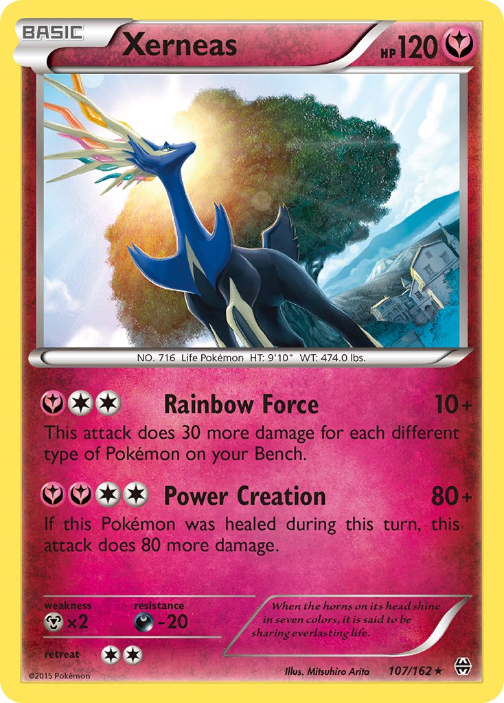 Xerneas (107/162) (Cosmos Holo) (Blister Exclusive) [XY: BREAKthrough] | Black Swamp Games