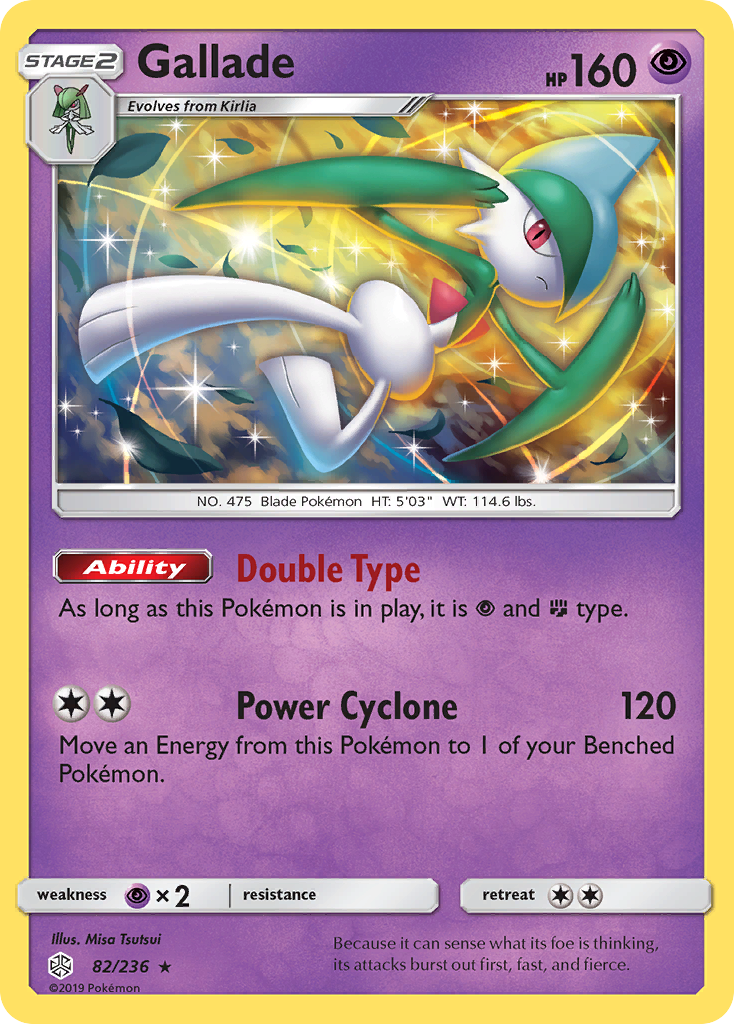 Gallade (82/236) [Sun & Moon: Cosmic Eclipse] | Black Swamp Games