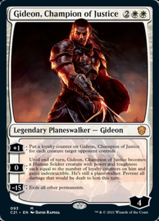 Gideon, Champion of Justice [Commander 2021] | Black Swamp Games