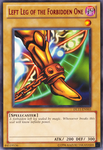 Left Leg of the Forbidden One (Red) [DL11-EN003] Rare | Black Swamp Games
