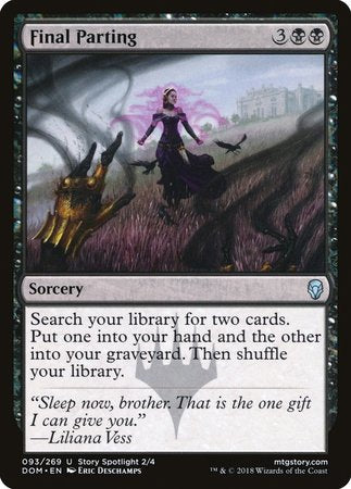 Final Parting [Dominaria] | Black Swamp Games