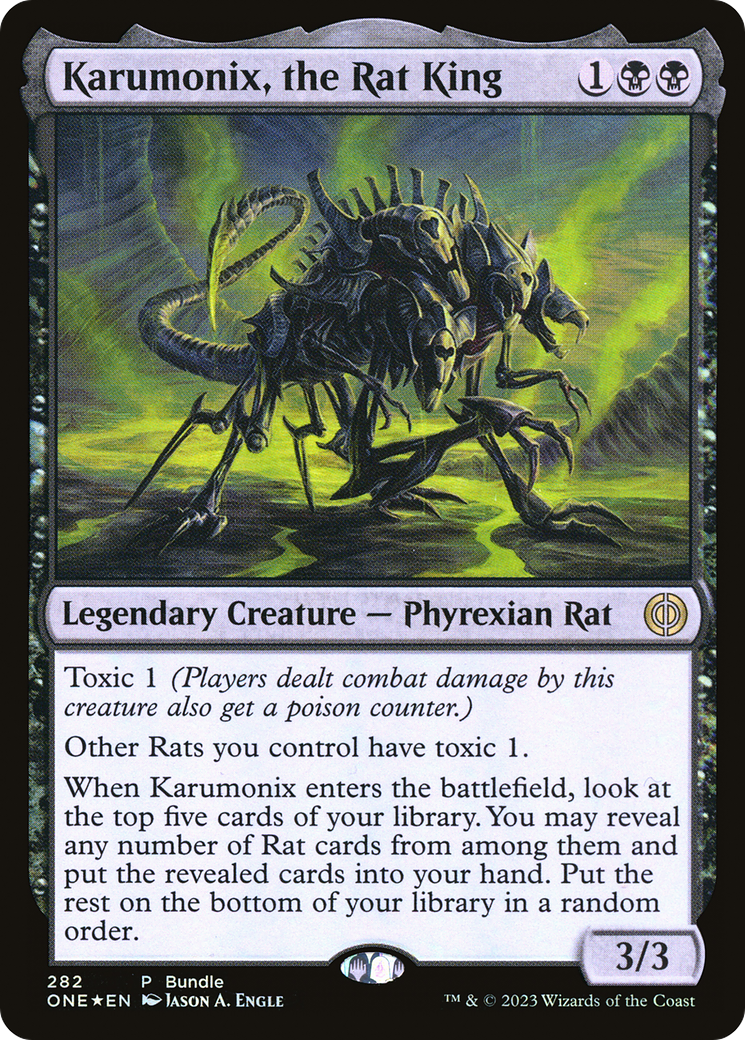 Karumonix, the Rat King (Bundle) [Phyrexia: All Will Be One] | Black Swamp Games