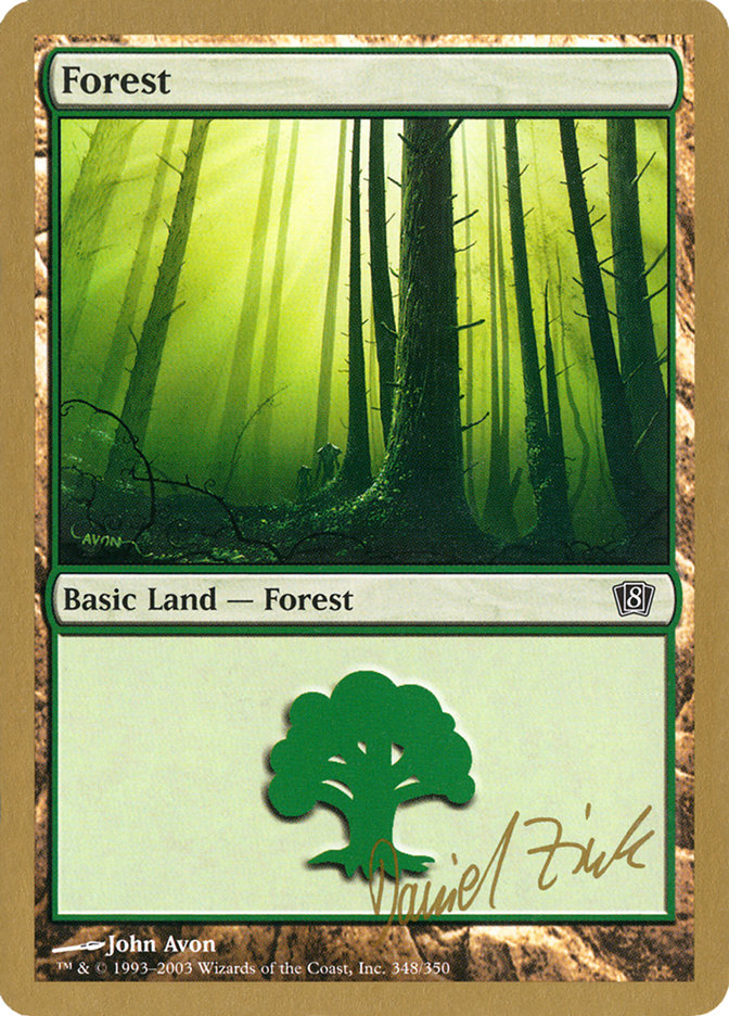 Forest (dz348) (Daniel Zink) [World Championship Decks 2003] | Black Swamp Games