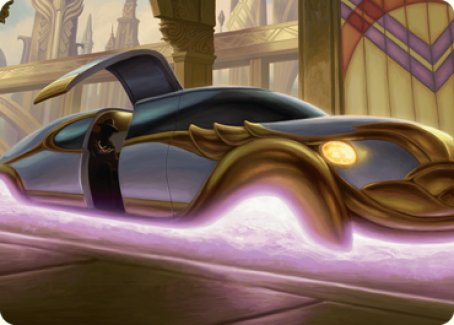 Mysterious Limousine Art Card [Streets of New Capenna Art Series] | Black Swamp Games