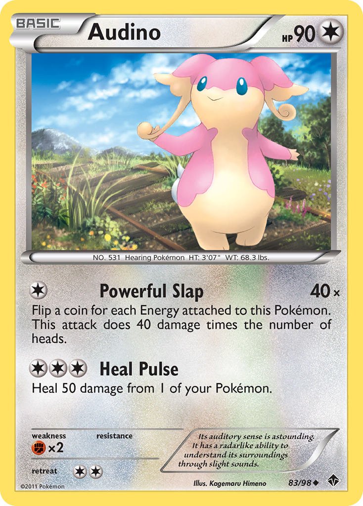 Audino (83/98) [Black & White: Emerging Powers] | Black Swamp Games