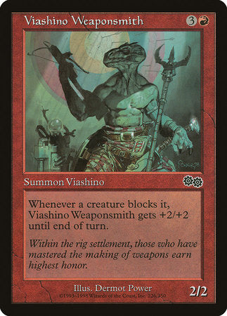 Viashino Weaponsmith [Urza's Saga] | Black Swamp Games