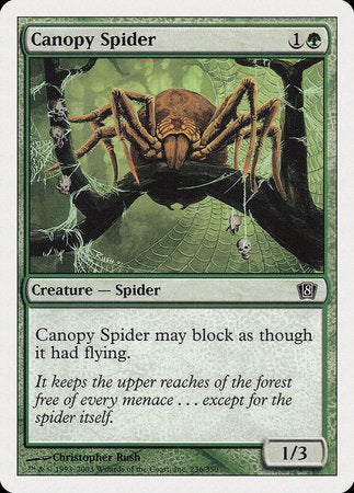 Canopy Spider [Eighth Edition] | Black Swamp Games
