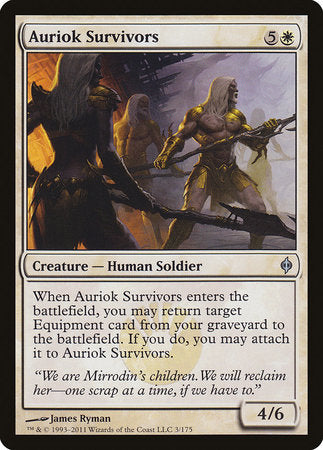 Auriok Survivors [New Phyrexia] | Black Swamp Games