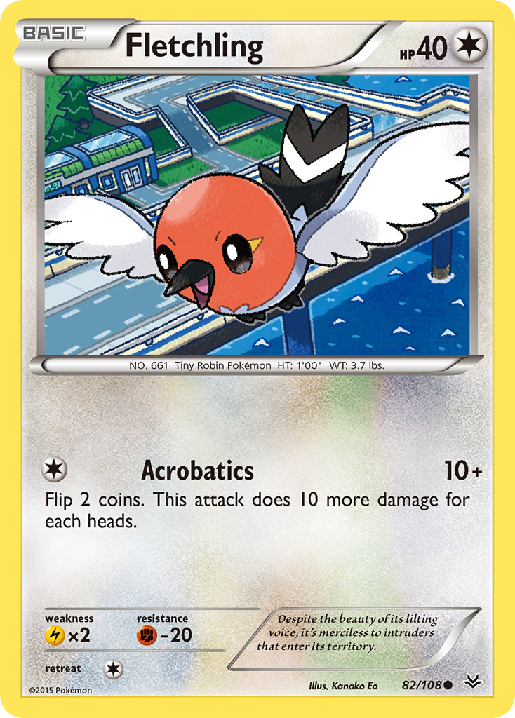 Fletchling (82/108) [XY: Roaring Skies] | Black Swamp Games