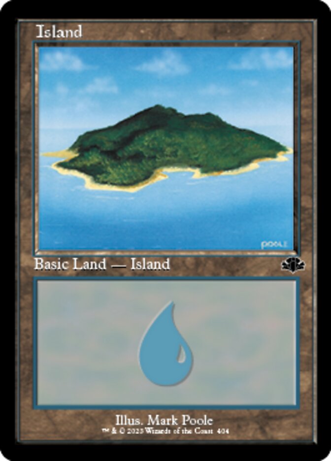 Island (404) (Retro) [Dominaria Remastered] | Black Swamp Games