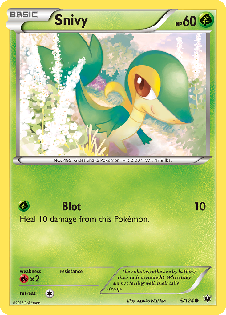 Snivy (5/124) [XY: Fates Collide] | Black Swamp Games