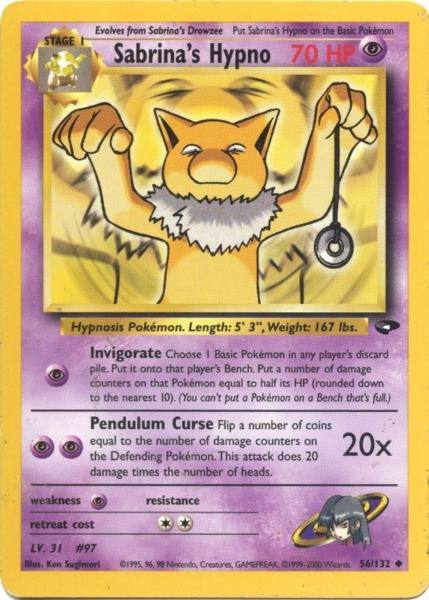 Sabrina's Hypno (56/132) [Gym Challenge Unlimited] | Black Swamp Games